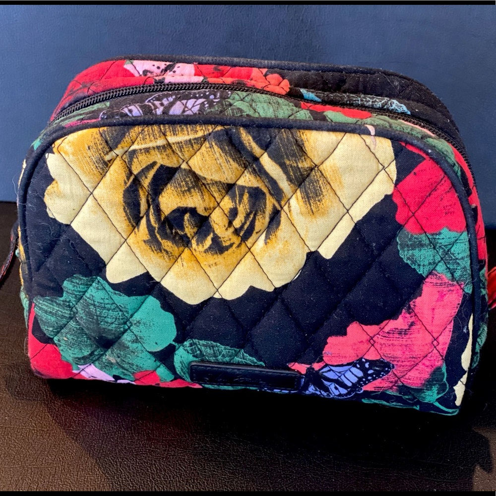 Vera Bradley - Mini Comestic Bag in Havana Rose - (Gently Used)